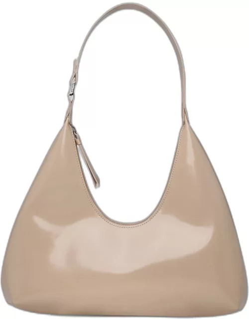 BY FAR Cream Leather Amber Bag