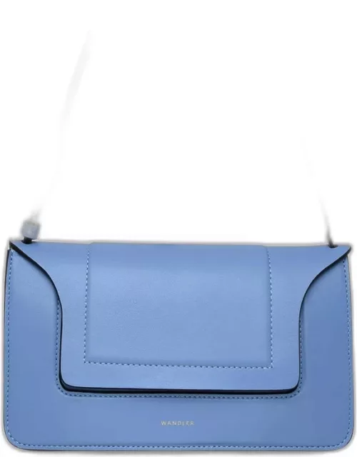 WANDLER Light Blue Leather Penelope Bag