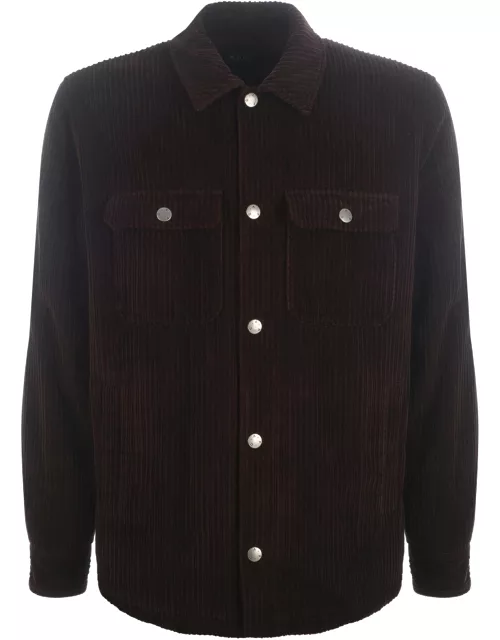 Shirt Jacket A.p.c. alex In Velvet