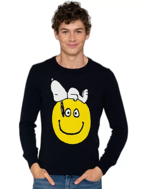 MC2 Saint Barth Man Lightweight Sweater With Snoopy Print Peanuts Special Edition