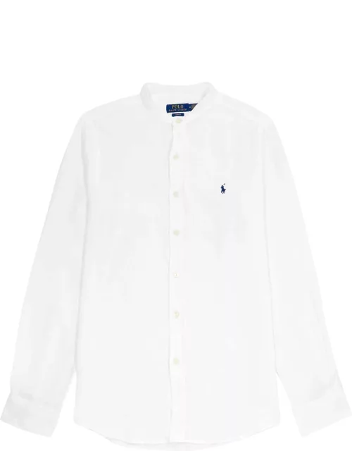 Polo Ralph Lauren Logo-embroidered Linen Shirt - White