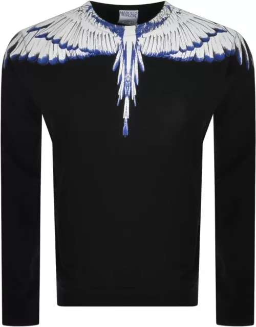 Marcelo Burlon Icon Wings Sweatshirt Black