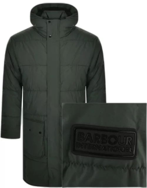 Barbour International Explore Quilted Jacket Green