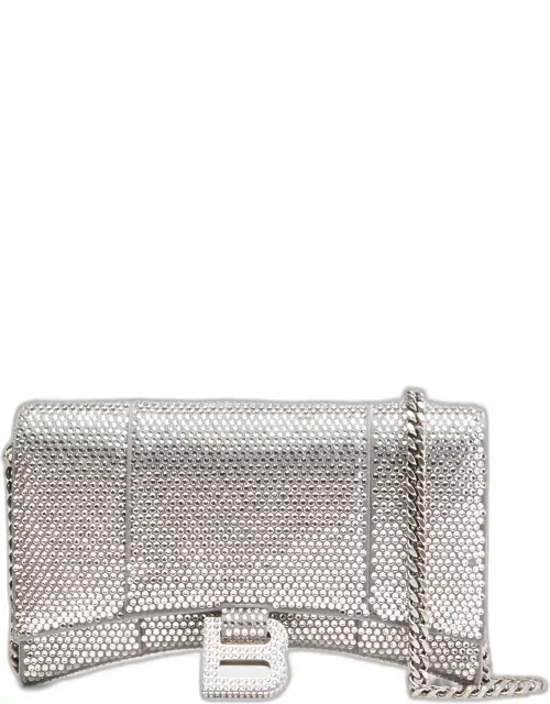 Hourglass Strass Wallet on Chain