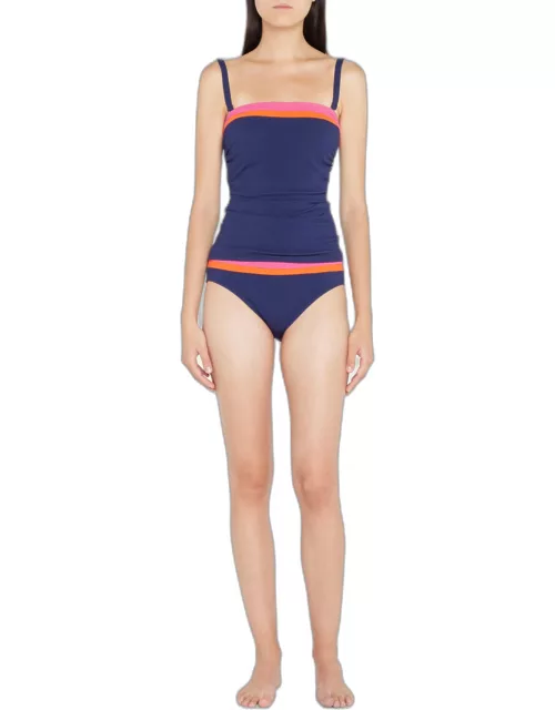 Island Cays Colorblock Bandini Bikini Top