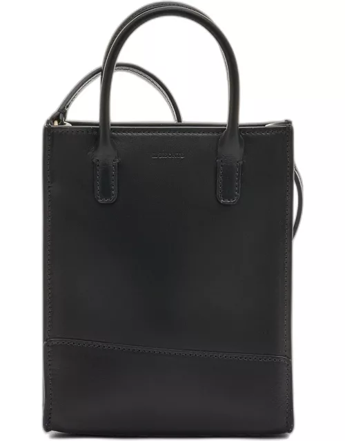 Mini Sole Leather Top-Handle Bag