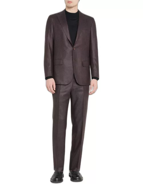 Men's Cashmere-Blend Nailhead Suit