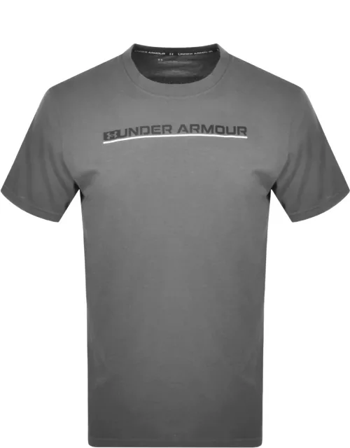 Under Armour Grid Symbol T Shirt Grey