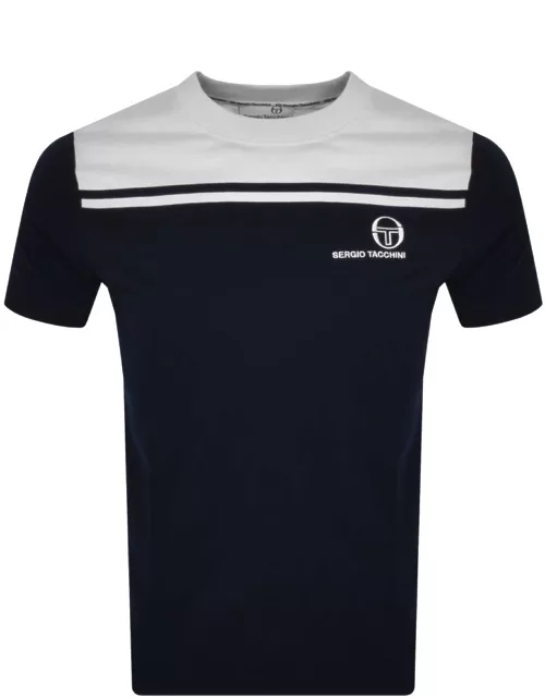 Sergio Tacchini Logo T Shirt Navy
