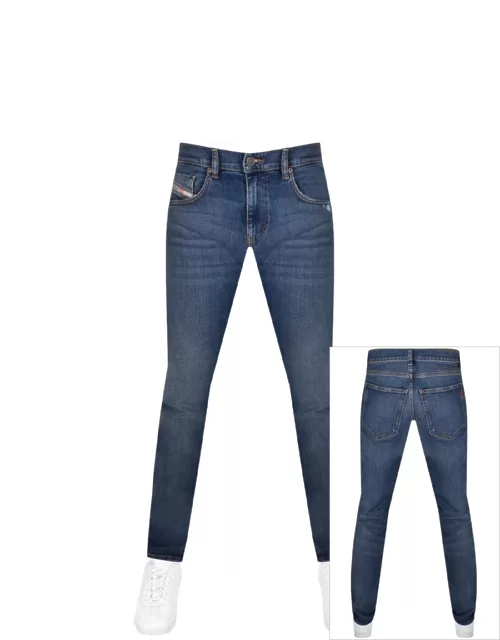 Diesel D Strukt Slim Fit Jeans Mid Wash Blue