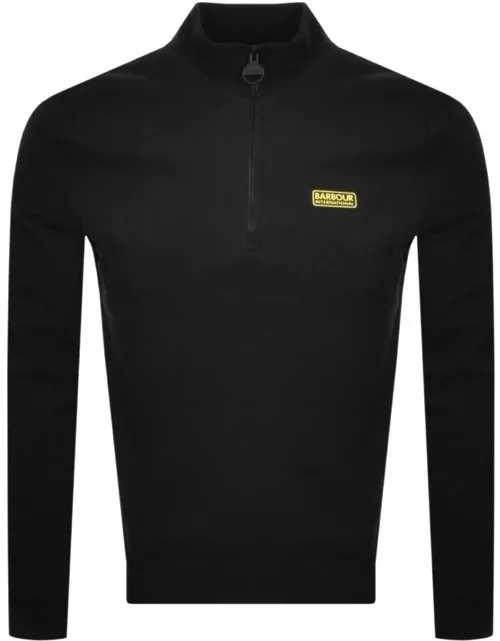 Barbour International Half Zip Sweatshirt Black