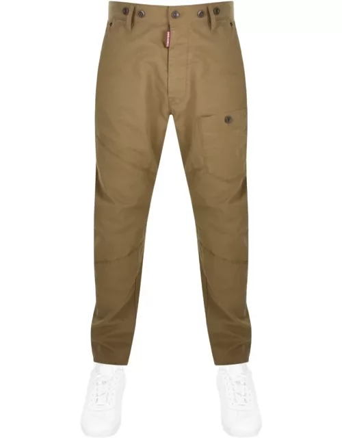 DSQUARED2 Work Combat Trousers Brown