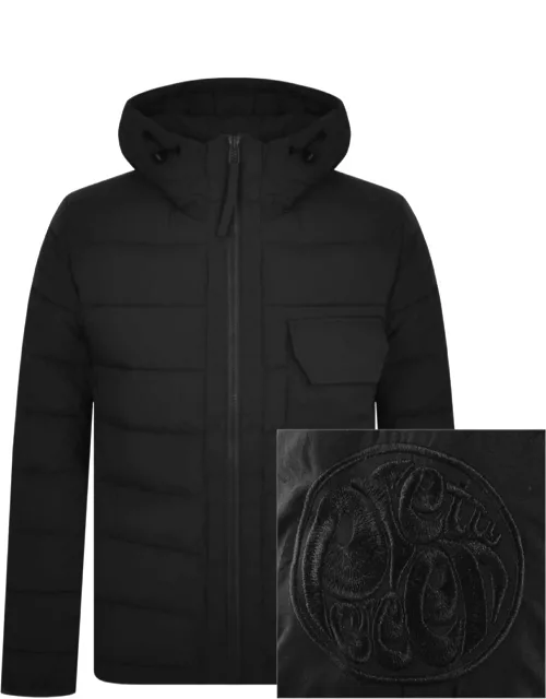 Pretty Green Oracle Quilted Jacket Black