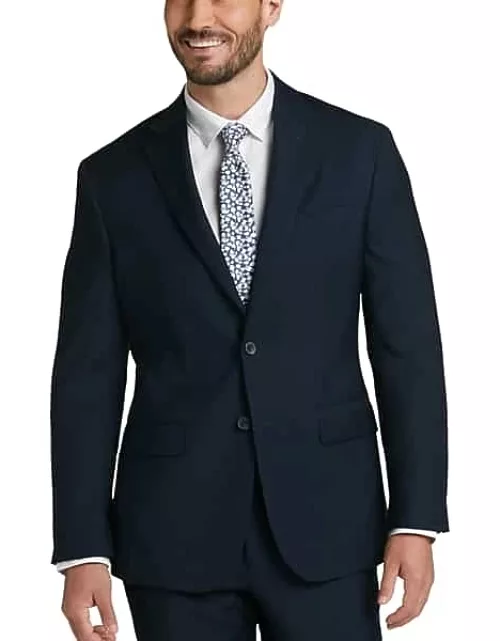 Awearness Kenneth Cole Modern Fit Men's Suit Blue Plaid