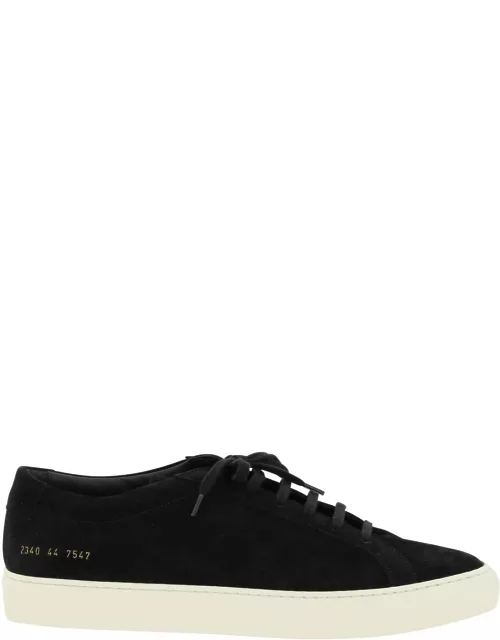 COMMON PROJECTS SUEDE LEATHER ACHILLES LOW SNEAKER