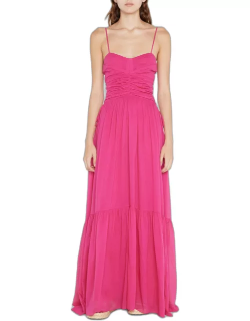 Giana Ruched Maxi Dres