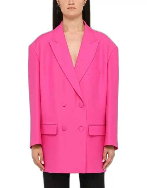 Pink PP Crepe Couture Double-breasted Blazer
