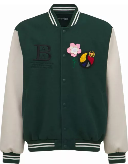 BEL-AIR ATHLETICS Varsity Jacket Green