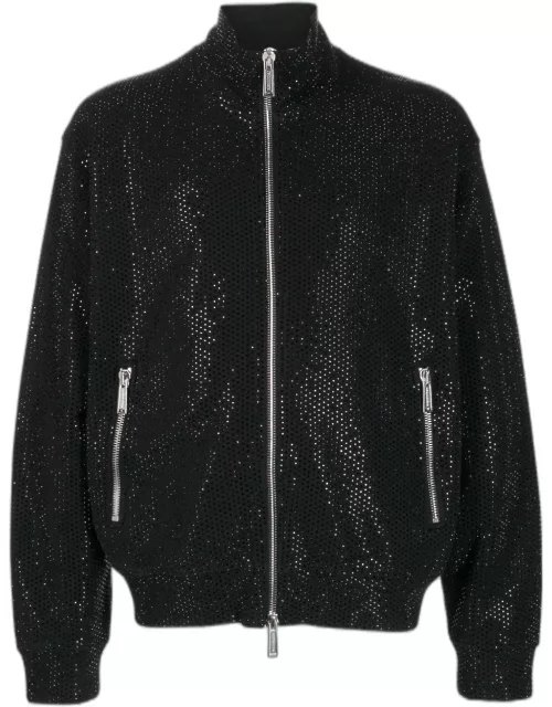 DSQUARED2 Rhinestone-design light jacket Black