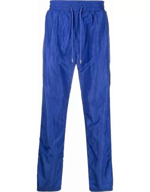 JUST DON Embroidered-logo Track Pants Blue