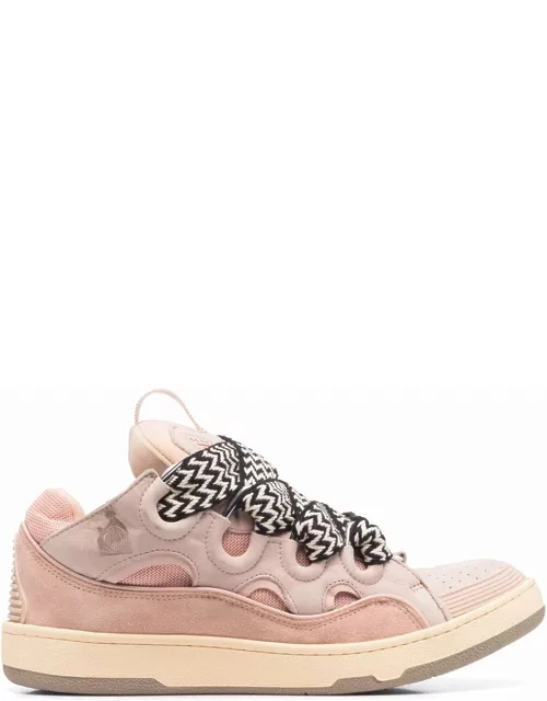 LANVIN Chunky Lace-up Sneakers Pale Pink