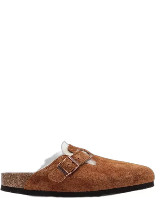 Boston tan-coloured leather sandal