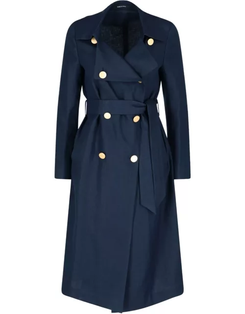 Tagliatore Double-Breasted Trench Jacket