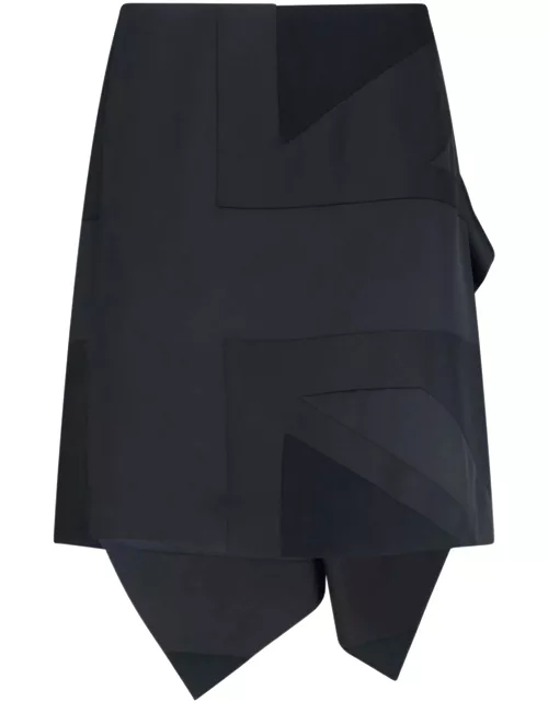Burberry Flag Inlay Skirt