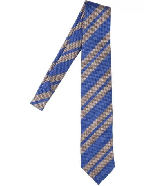 Cesare Attolini Striped Silk Tie