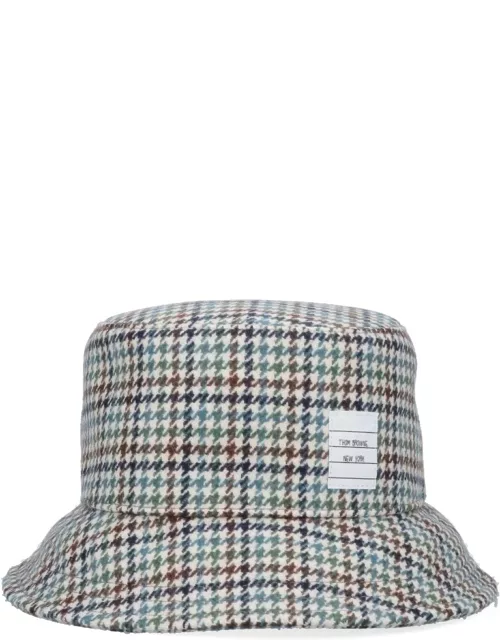 Thom Browne Houndstooth Bucket Hat