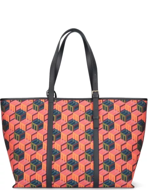MCM 'Cubic Monogram Jacquard' Shopper Bag