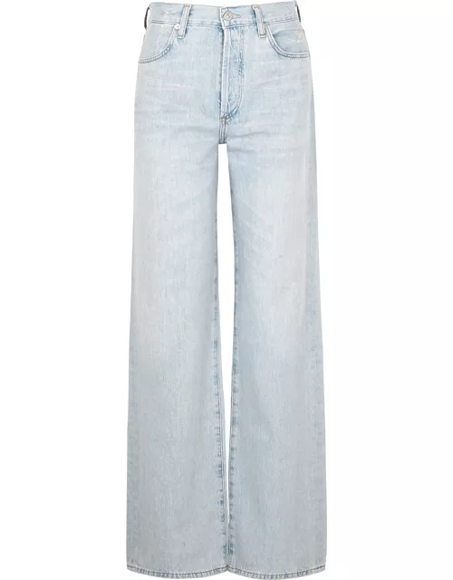Citizens Of Humanity Annina Light Blue Wide-leg Jeans