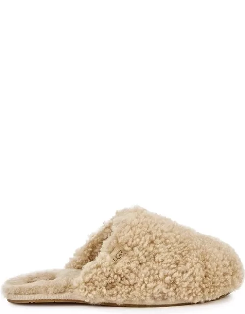 Ugg Maxi Curly Shearling Slippers - Sand