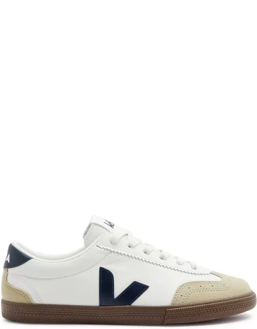Veja Volley Bastille Panelled Leather Sneakers - White And Black - 37 (IT37 / UK4)