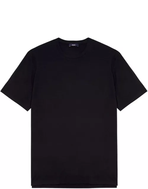 Herno Wool T-shirt - Navy