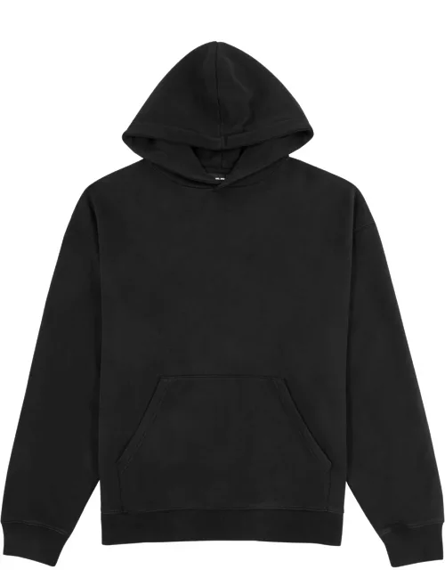 Axel Arigato Drill Logo-embroidered Hooded Cotton Sweatshirt - Black