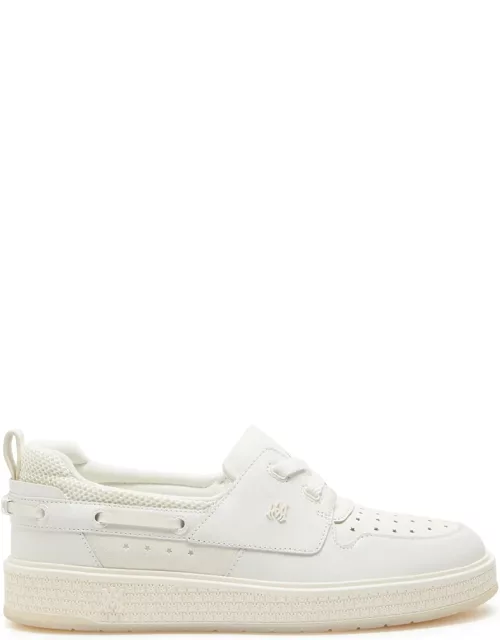 Amiri MA Panelled Leather Slip-on Sneakers - White - 40 (IT40 / UK6)