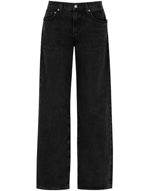 Agolde Fusion Straight-leg Jeans - Black - 25 (W25 / UK 6 / XS)