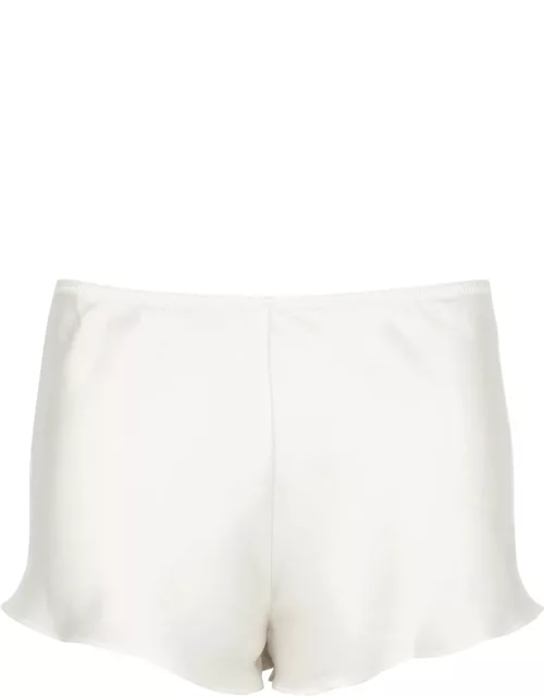Simone Perele Dream Ivory Silk Shorts, Shorts, Elasticated Waist