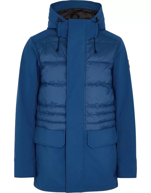Canada Goose Breton Blue Quilted Tri-Durance Shell Jacket, Navy