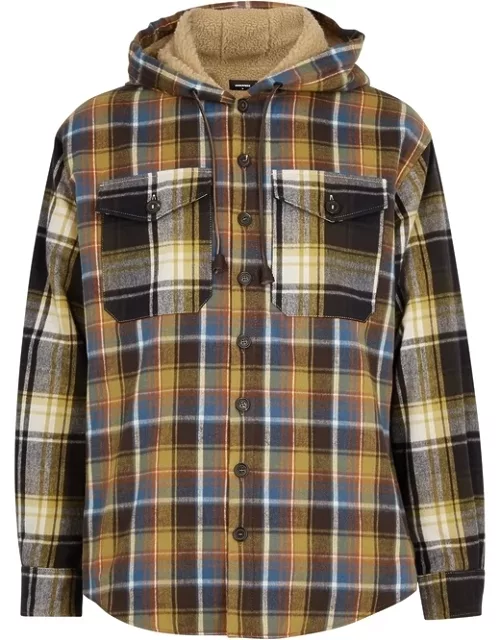 Dsquared2 Icon Checked Brushed Cotton Jacket - Multicoloured