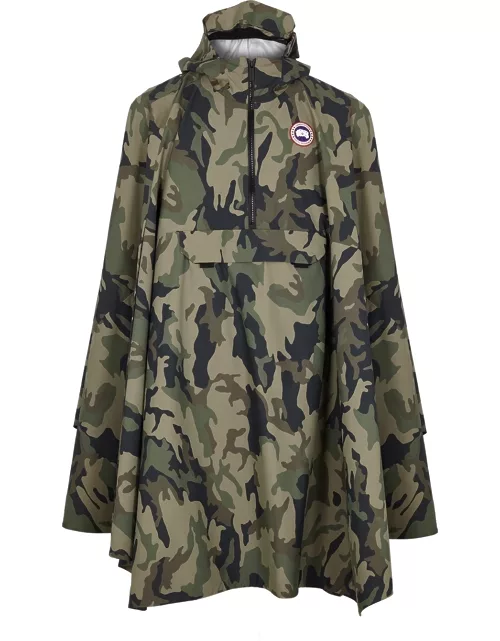Canada Goose Field Camouflage Shell Poncho - Multicoloured - One