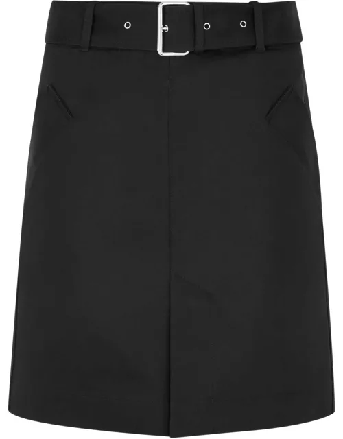 Totême Cotton Mini Skirt - Black - 34 (UK6 / XS)