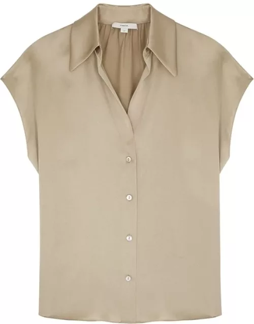 Polo Ralph Lauren Logo-embroidered Linen Shirt - Navy