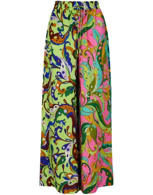 Alemais Yvette Printed Linen Trousers - Multicoloured - 8 (UK8 / S)