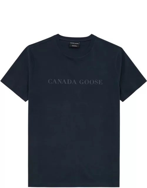 Canada Goose Emersen Logo Cotton T-shirt - Navy