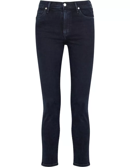 Citizens Of Humanity Rocket Indigo Cropped Skinny Jeans