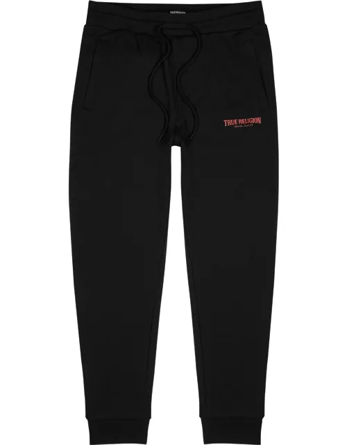 True Religion Black Cotton-blend Sweatpants