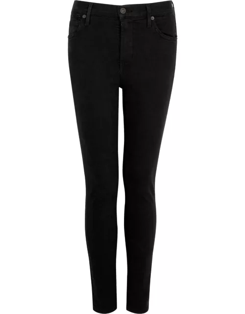 Citizens Of Humanity Rocket Ankle Black Skinny Jeans