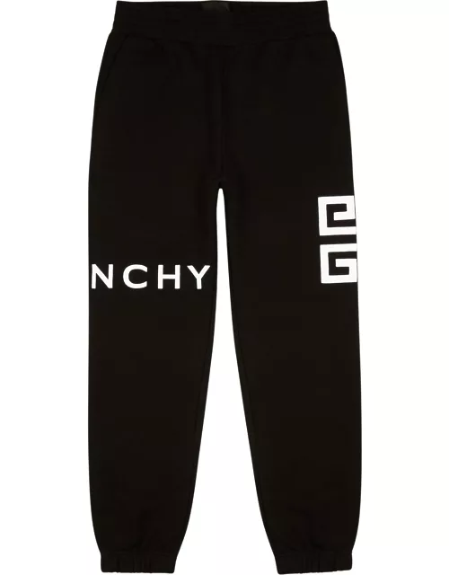 Givenchy Black Logo-embroidered Cotton Sweatpants